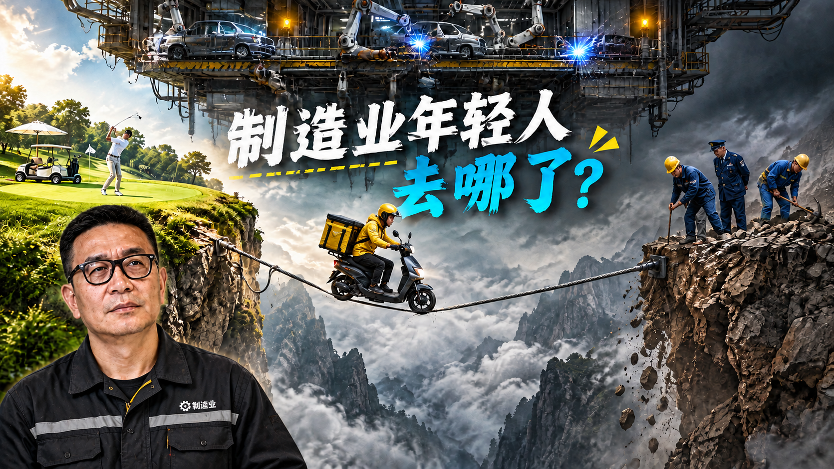 制造业年轻人去哪了？